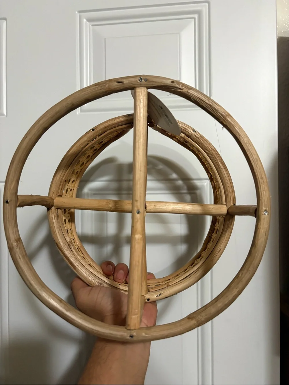 Rattan & Bamboo Drink dispenser stand from Threshold